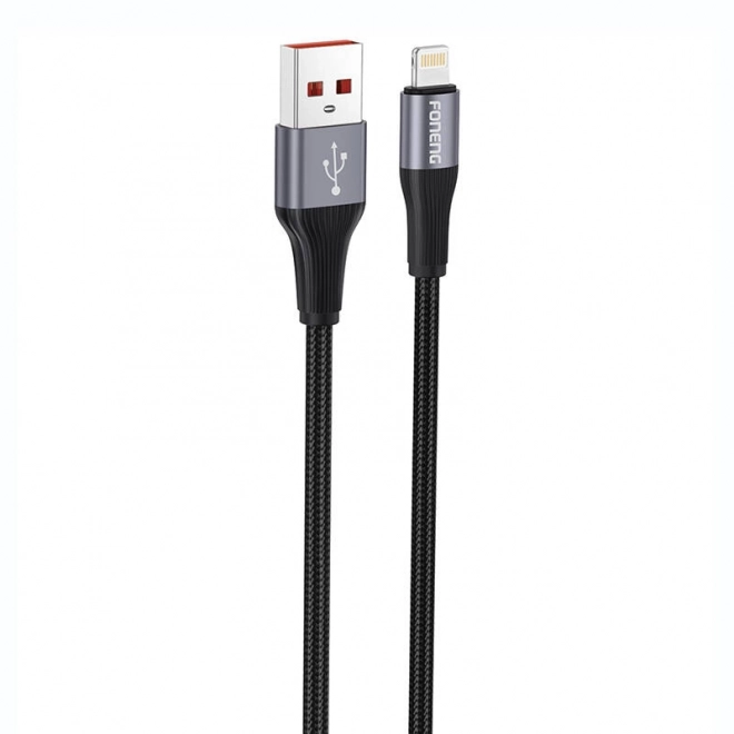 Kábel Foneng X112 USB-A na Lightning 2.4A, 1m čierny