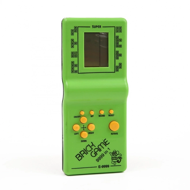 Retro herná konzola Tetris zelená