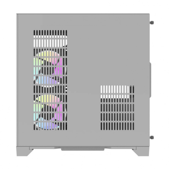 Počítačová skriňa Darkflash s 5 ARGB ventilátormi (biela)