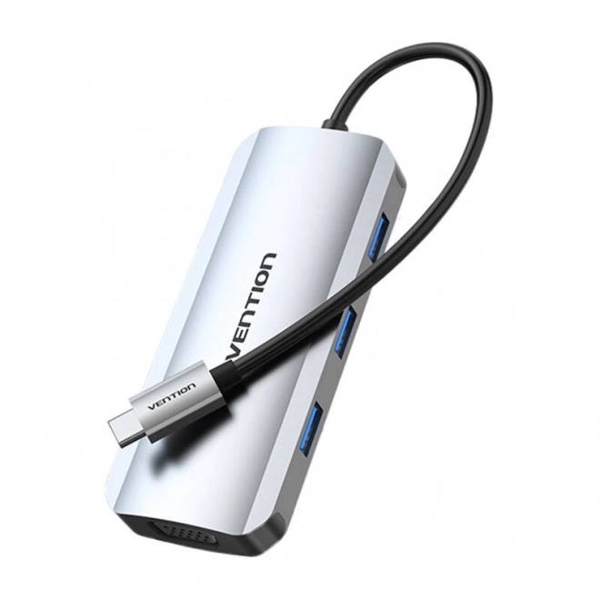 Dokovacia stanica USB-C na HDMI, VGA a USB od Vention