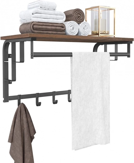 5 zaoblených háčikov a pevná tyč