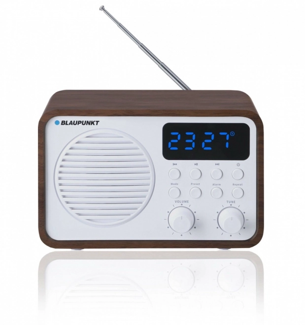 Prenosné FM rádio s Bluetooth a alarmom