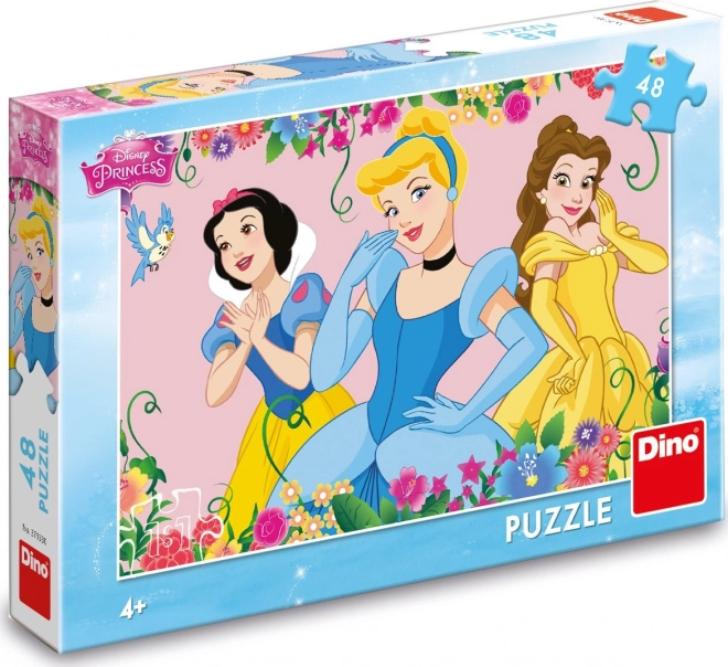 Puzzle Rozkvitnuté princezné 48 dielikov