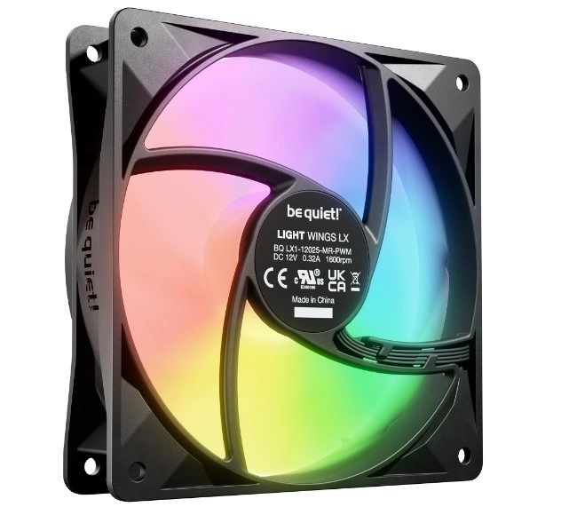 Svetelný Ventilátor Light Wings LX 120mm PWM 3-Balenie