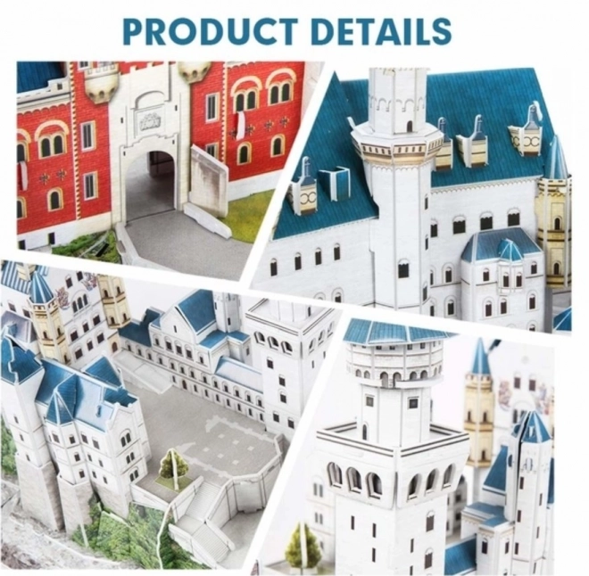 Puzzle 3D Zámok Neuschwanstein - National Geographic