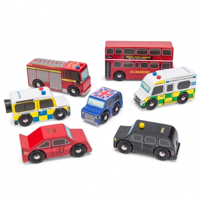 Le Toy Van Set Autíčok London