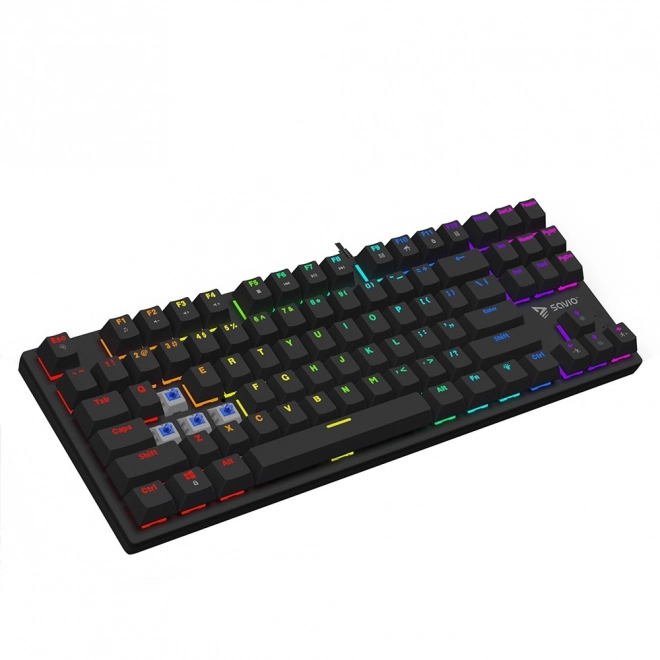 Mechanická RGB klávesnica Savio Tempest X2 s prepínačmi Outemu Blue