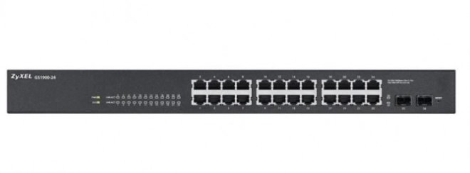 Zyxel 24-portový gigabitový smart spravovateľný prepínač