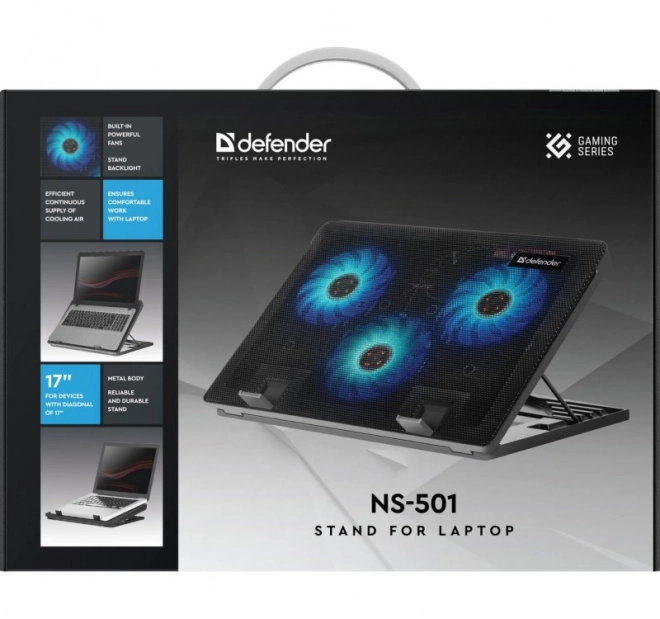 Chladiaca podložka na notebook Defender NS-501 15.6"-17"