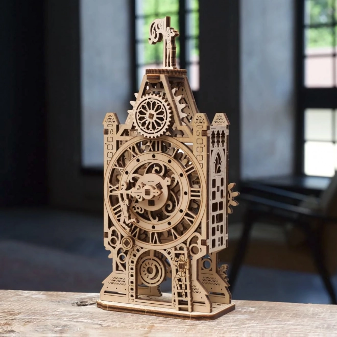 Ugears 3D drevené mechanické puzzle Hodinová veža