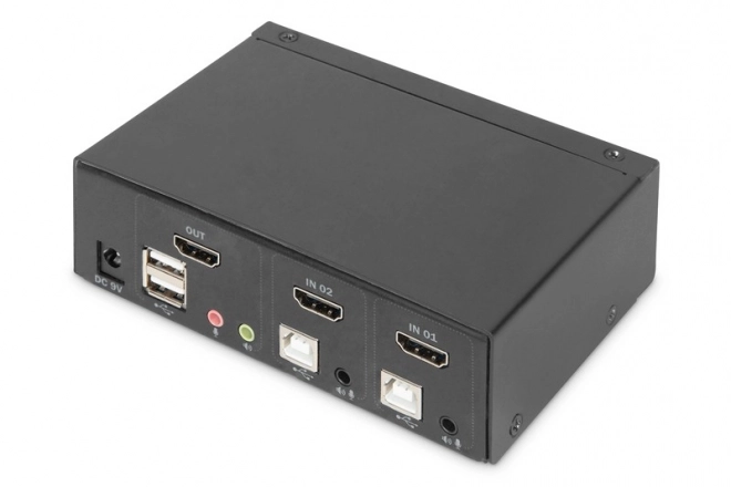 HDMI KVM prepínač 2 porty s rozlíšením 4K