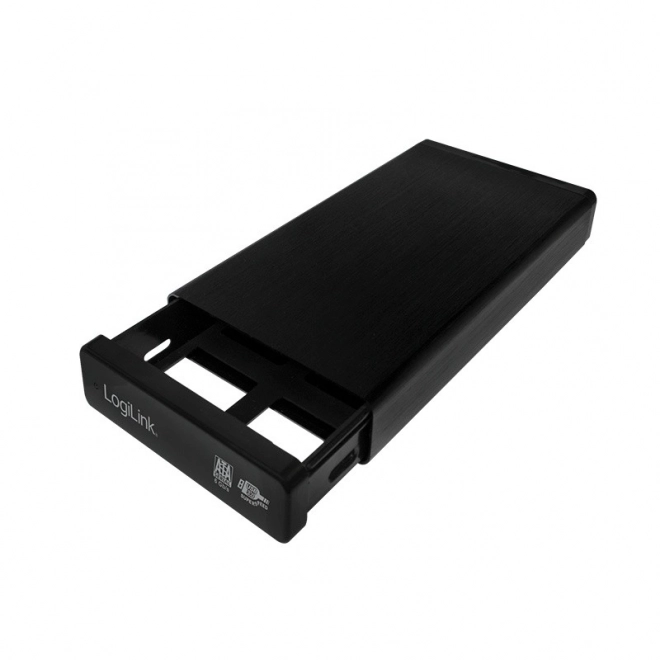 Vonkajší kryt HDD 3,5 palca, SATA, USB 3.0, čierny hliník