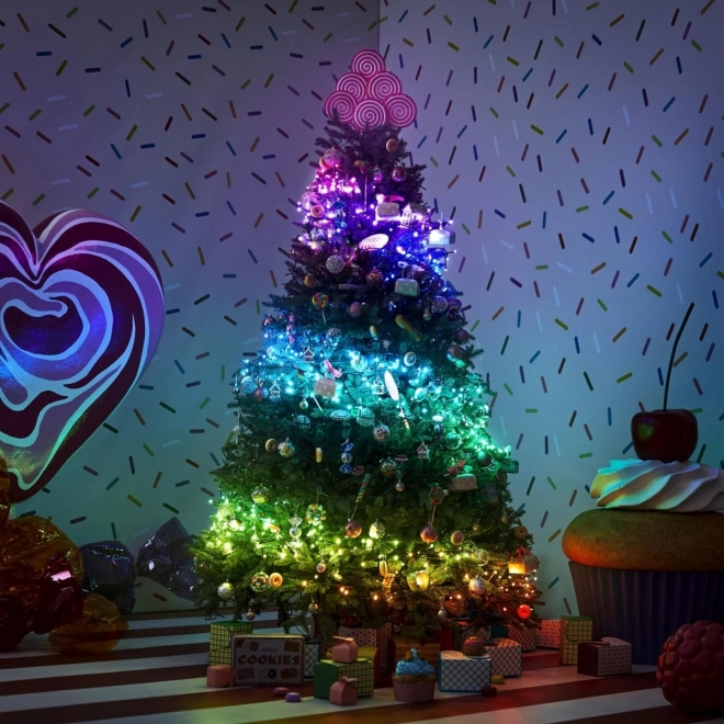 Inteligentné vianočné svetlá Strings 600 RGB LED
