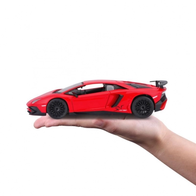 Bburago Lamborghini Aventador červené 1:24