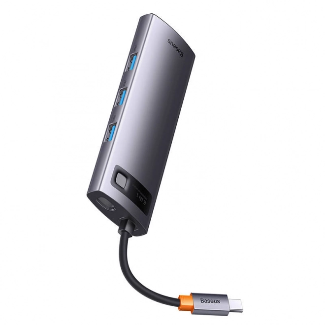 Rozbočovač 6v1 Baseus StarJoy USB-C na 3x USB 3.0 + HDMI + USB-C PD + RJ45