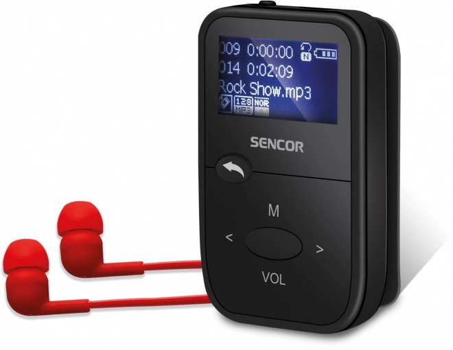 MP3 prehrávač s 8 GB pamäťou a slúchadlami