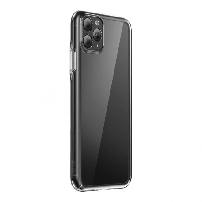 Pouzdro Baseus Crystal Series pre iPhone 11 Pro Max (číre) s tvrdeným sklom a čistiacou sadou