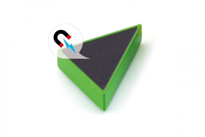 Drevené magnetické tangramy