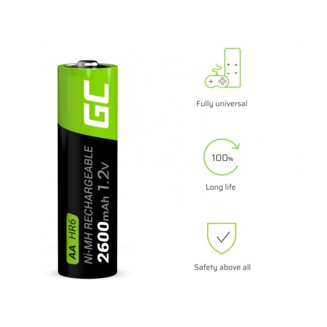 Nabíjacie batérie Green Cell AA 2600mAh - 16 kusov