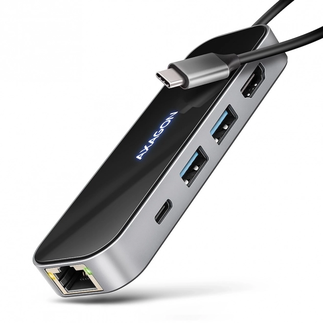USB-C hub 6v1 s HDMI 4K a PD 100W