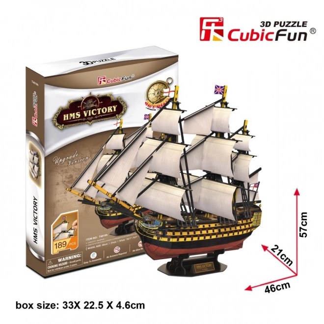 3D puzzle Plachetnica HMS Victory