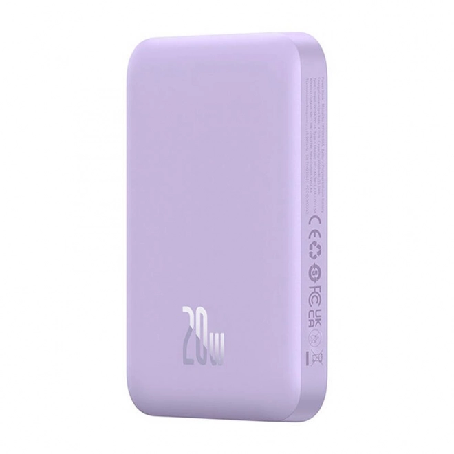 Baseus mini powerbanka 6000 mAh 20W fialová