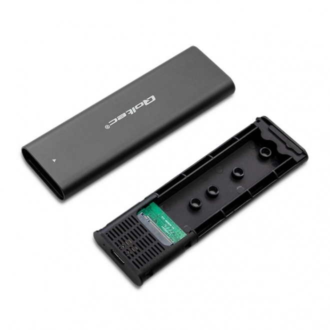 Kryt na disk SSD M.2 USB typ C NVME Qoltec