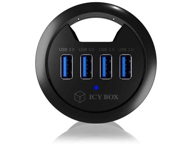 Stolový rozbočovač USB 3.0 60 mm