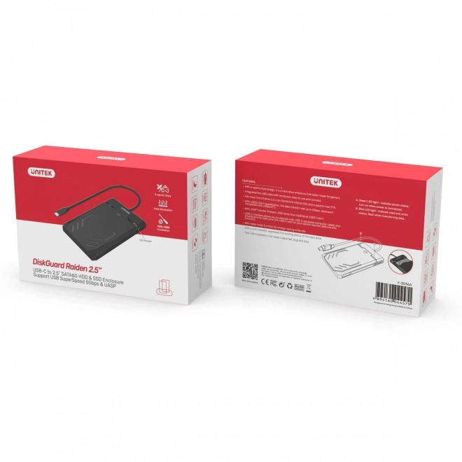 USB-C puzdro na HDD/SSD Unitek