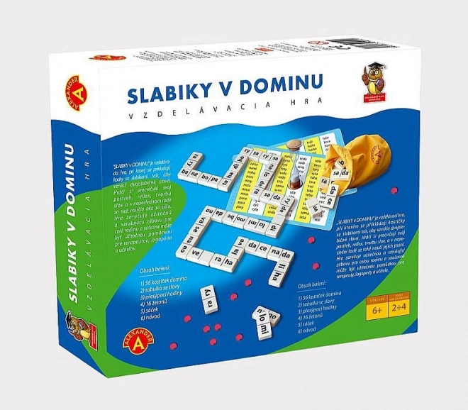 Slabiky v dominu spoločenská hra