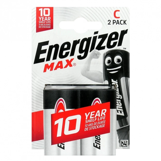 Alkalické batérie C Energizer Max
