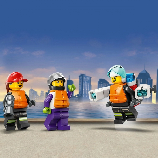LEGO® City 60373 Hasičská záchranná loď a čln