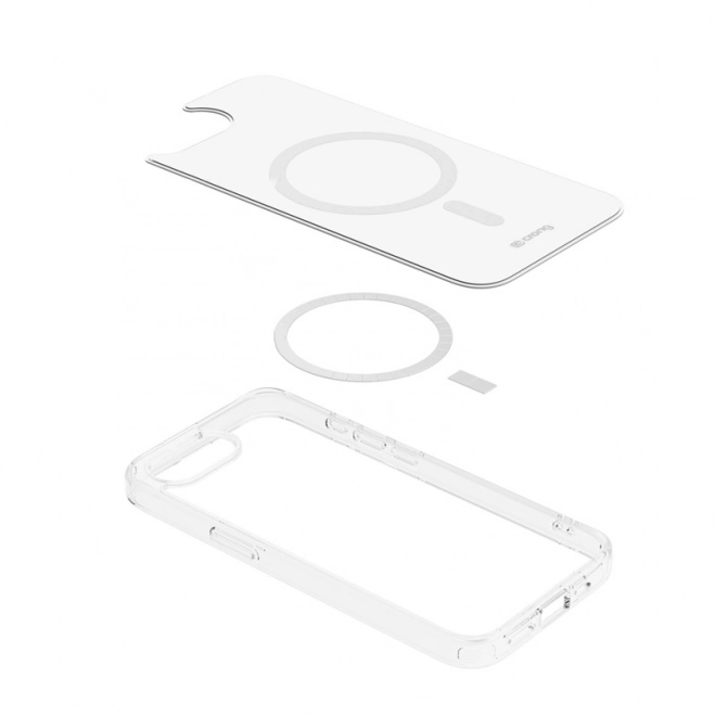 Priehľadné puzdro Clear MAG pre iPhone 16e s MagSafe