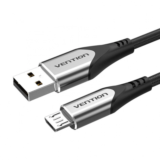 Kábel USB 2.0 A na Micro USB Vention 3A 3m sivý