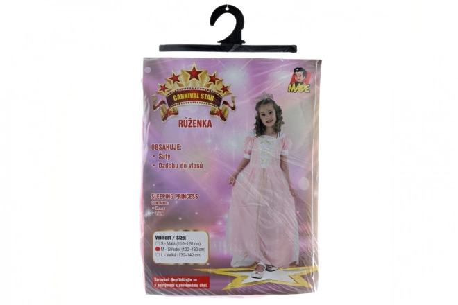 Kostým Růženka pre stredne veľké deti