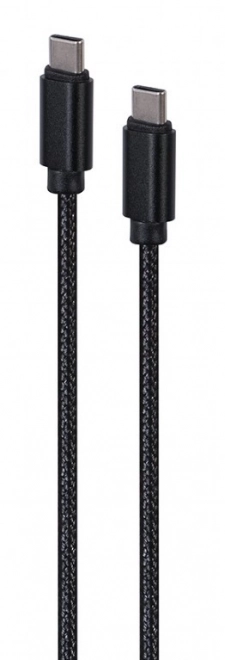 Kábel USB C na USB C 1,8m čierny