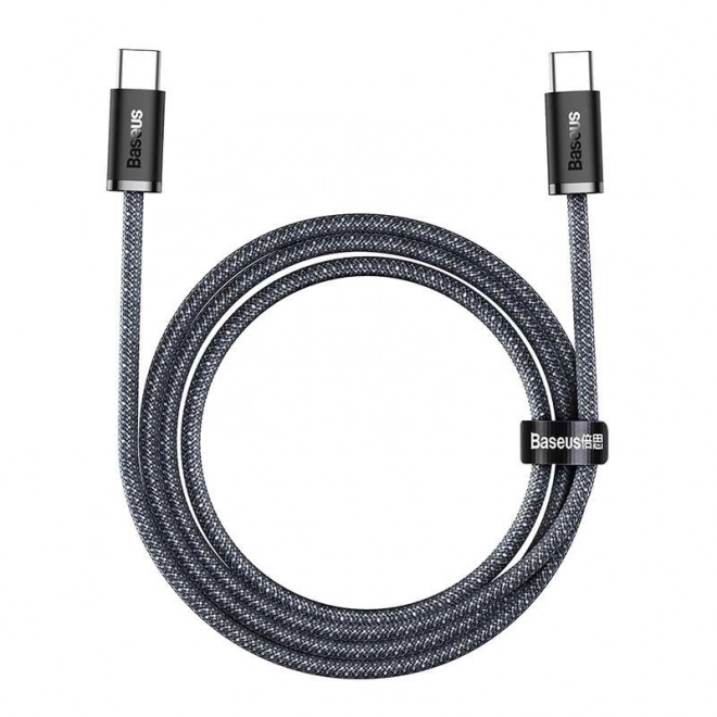 Kábel USB-C na USB-C Baseus Dynamic Series, 100 W, 2 m sivý