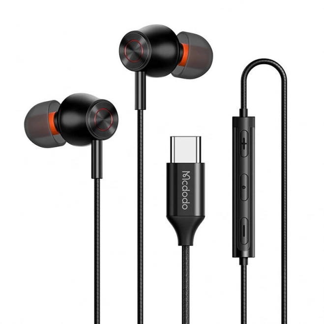 In-ear slúchadlá s USB-C konektorom od Mcdodo