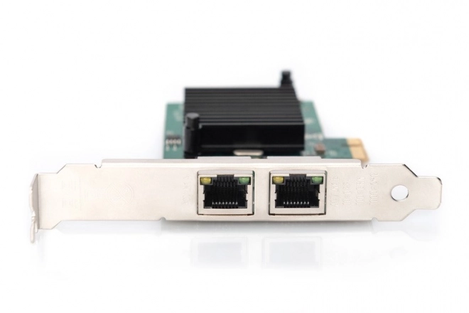 Pcie sieťová karta 2x RJ45 Gigabit Ethernet s nízkoprofilovým slotom