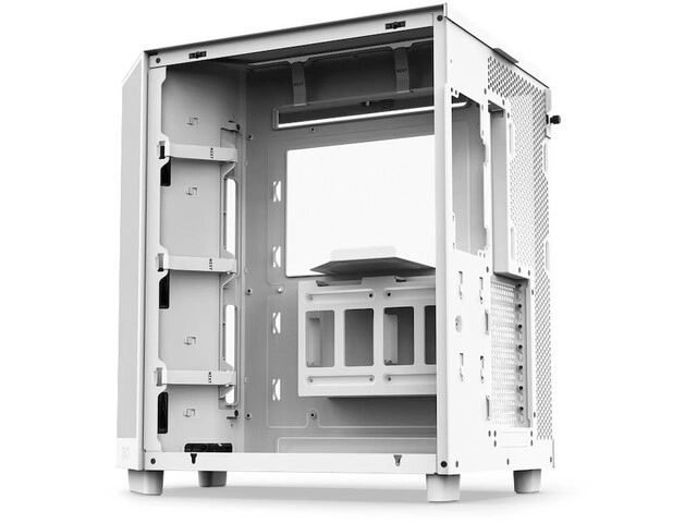 Biela skriňa s oknom NZXT H6 Flow