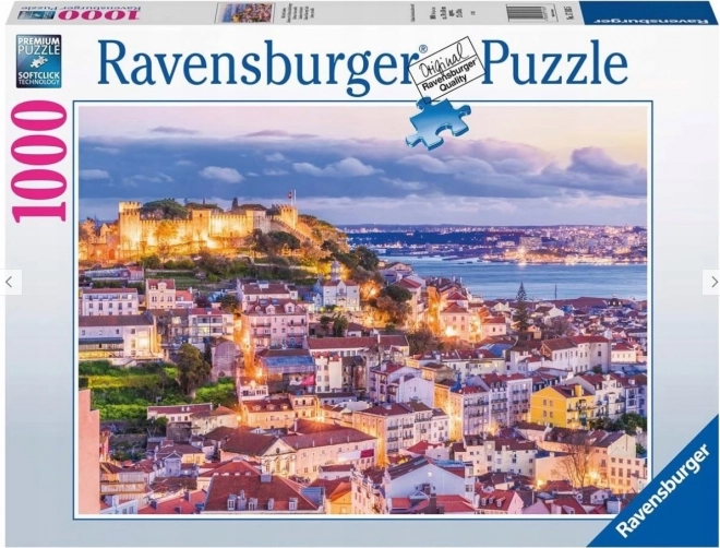 Ravensburger - Puzzle 1000 dielikov: Pohľad na Lisabon