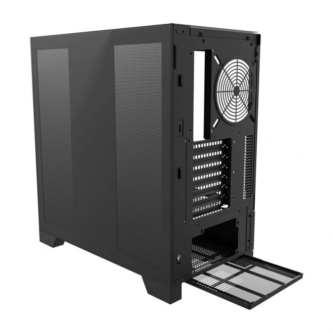 Počítačová skriňa bez ventilátorov Darkflash DY450 čierna