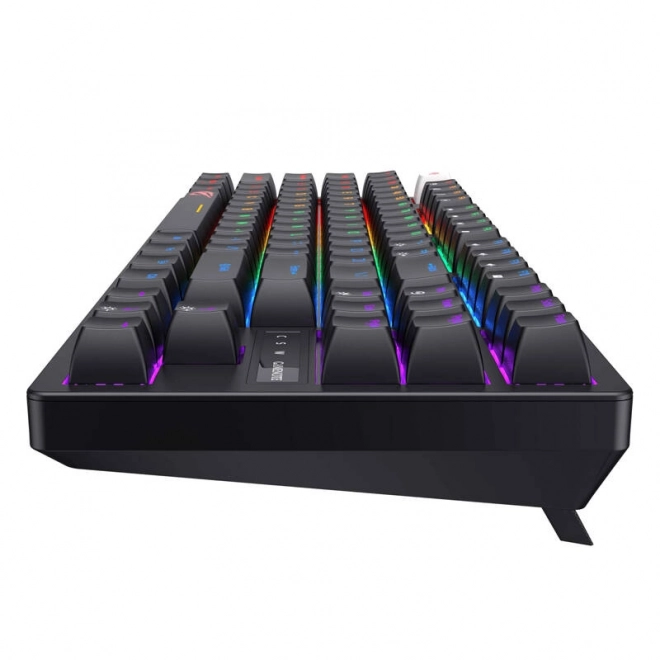 Káblová herná klávesnica Havit RGB (čierna)