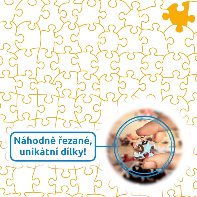 Puzzle Kreslené Mačky 1000 Dielikov