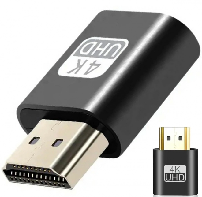 Emulátor HDMI monitora čierny