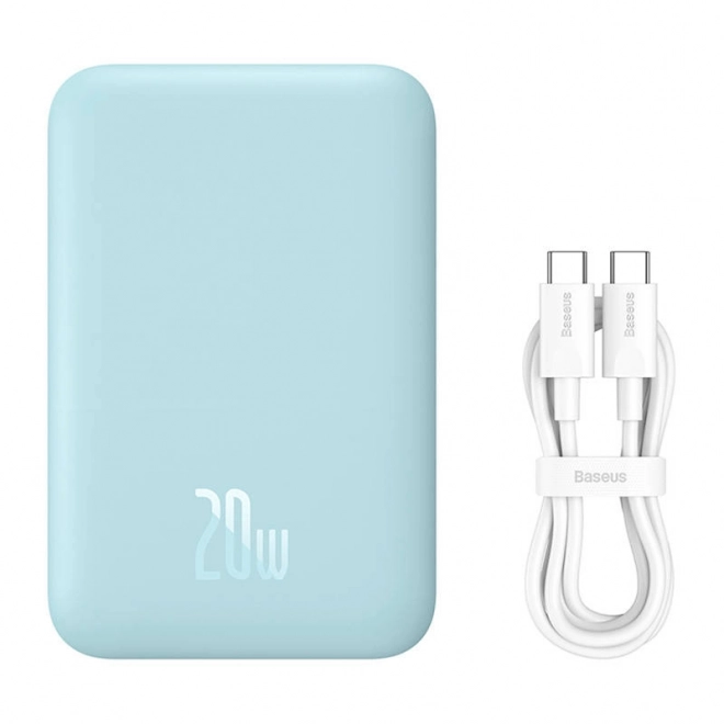 Powerbanka Baseus Magnetic Mini 6000mAh 20W modrá
