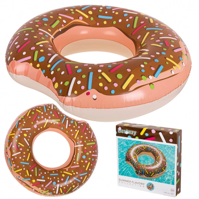 BESTWAY 36118 Donut 107 cm bronzové plávacie koleso