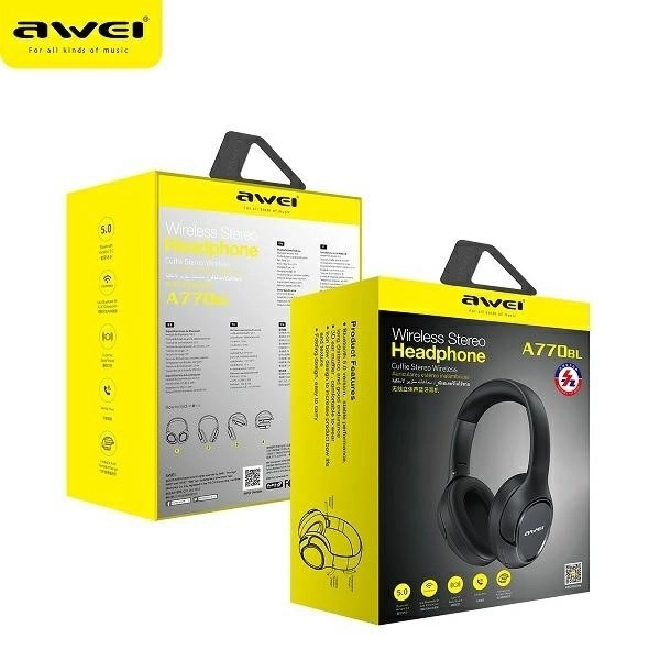 Bezdrôtové slúchadlá Bluetooth čierne