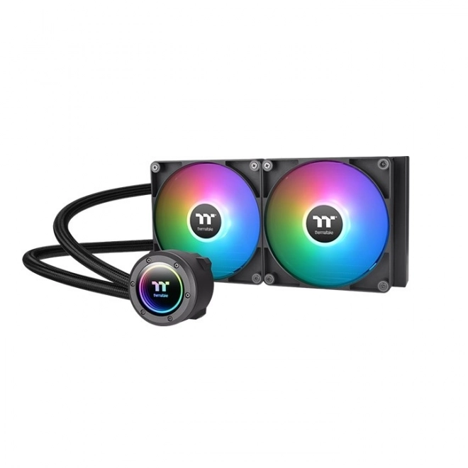 Chladenie vodou Thermaltake TH280 V2 ARGB s medeným blokom CPU a dvoma 140mm ventilátormi