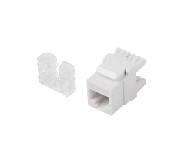 Keystone modul RJ45 LSA UTP kat. 6, 180° do montážnej krabice